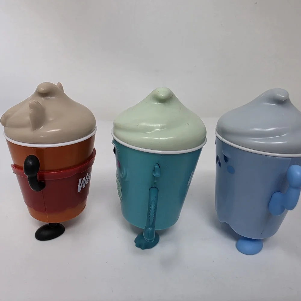 Wendys Fast Food Frosty Fright Night Lot of 3